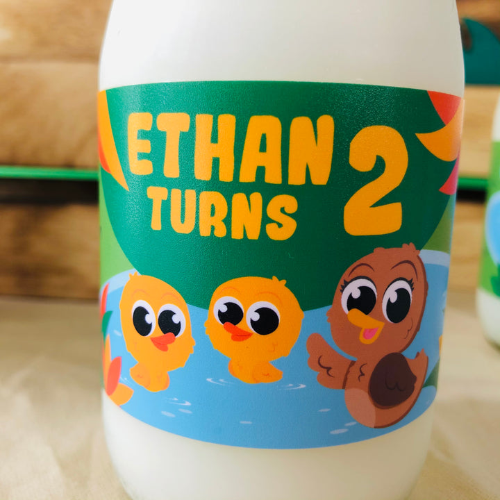 Five Little Ducks Bottle Label