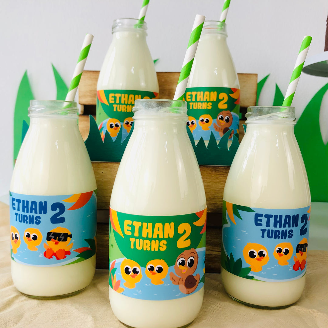 Five Little Ducks Drink Labels