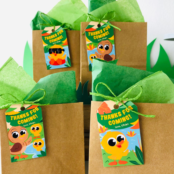 Five Little Ducks Favor Tags
