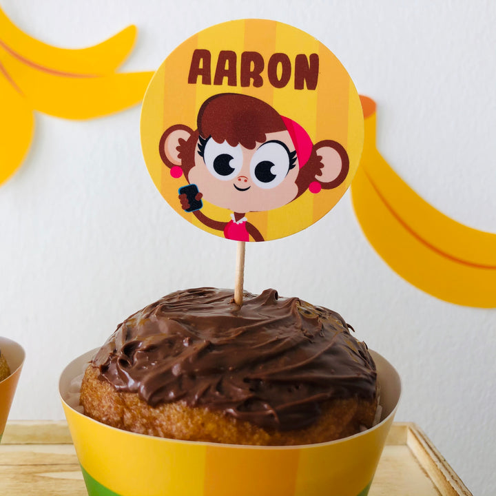 Five Little Monkeys Cupcake