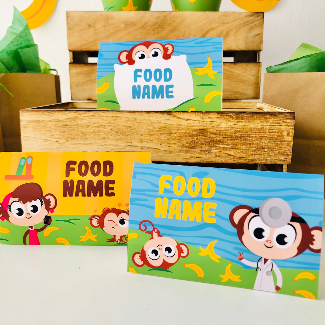 Five Little Monkeys Food Tents