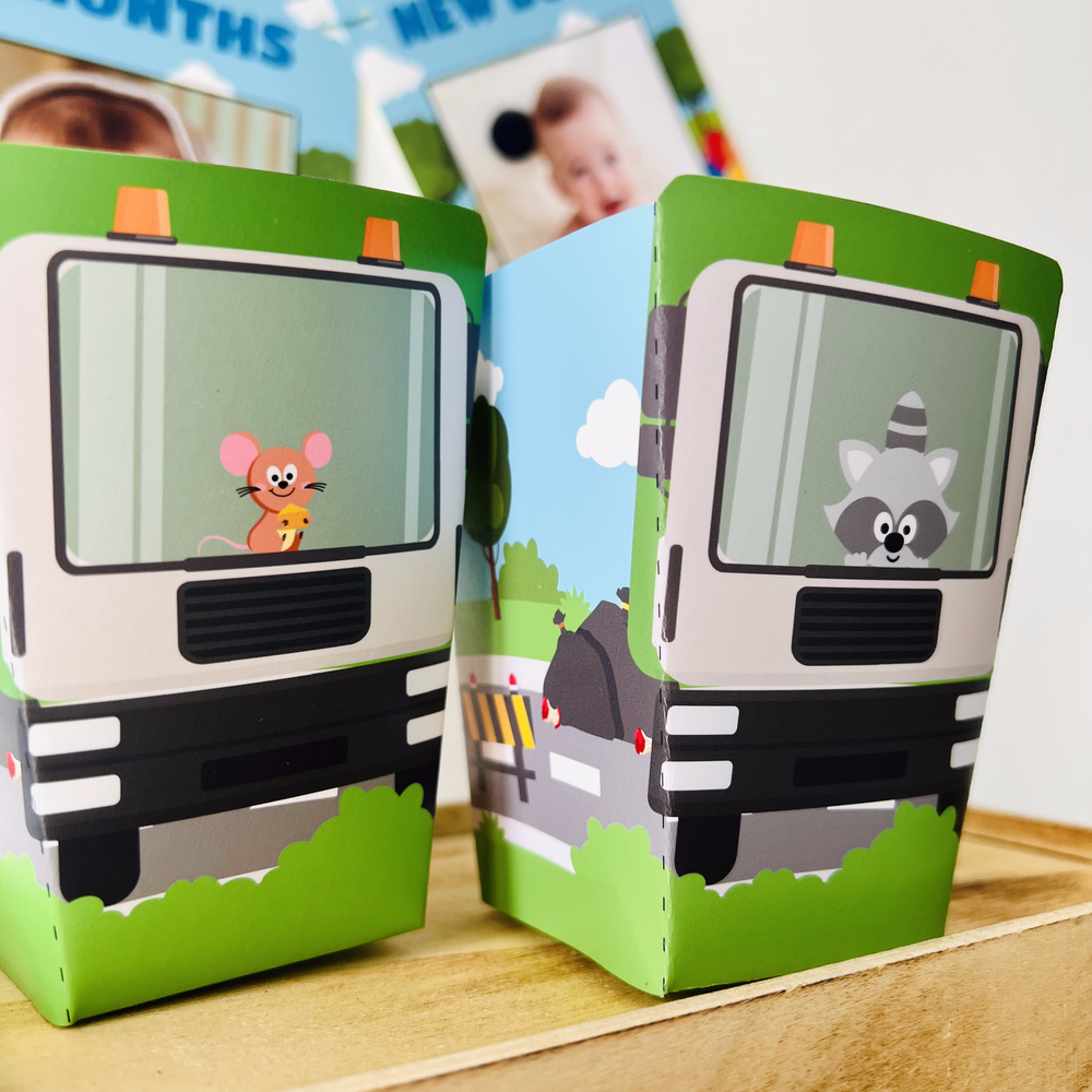 Garbage Truck Favor Boxes