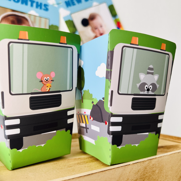 Garbage Truck Favor Boxes