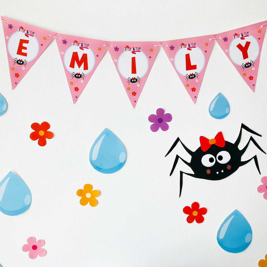 Girl Itsy Bitsy Spider Party Decor