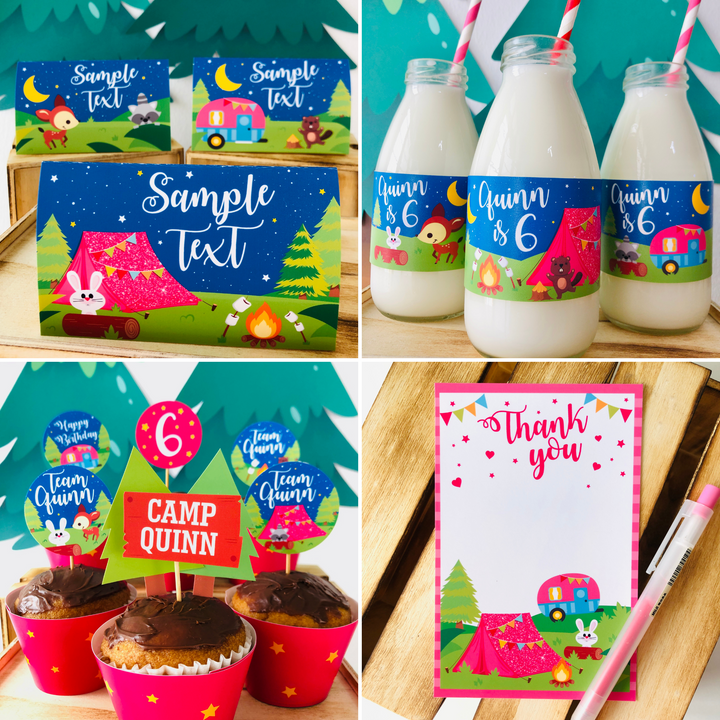 Glamping Party Decorations