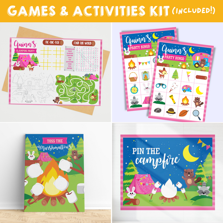 Glamping Games and Activities Kit