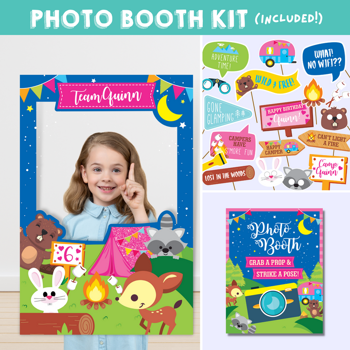 Glamping Photo Booth Kit