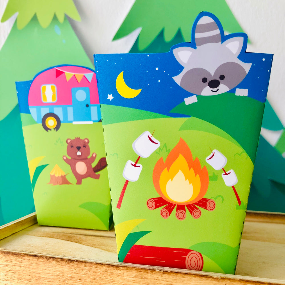 Glamping Woodland Animals Favor Box