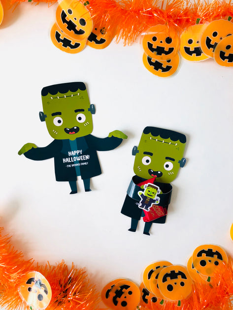 Halloween Frankenstein Candy Holder Printable | Pigsy Party – PigsyParty