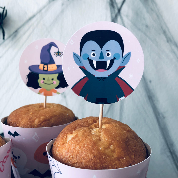 Halloween Vampire Cupcake