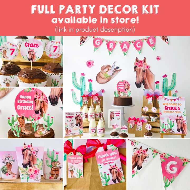 Horse Birthday Party Decor