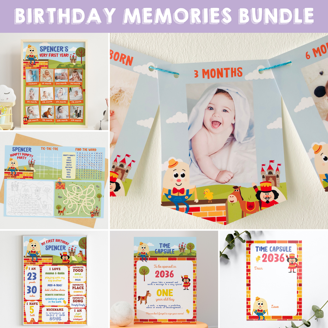 Humpty Dumpty Birthday Memories Bundle