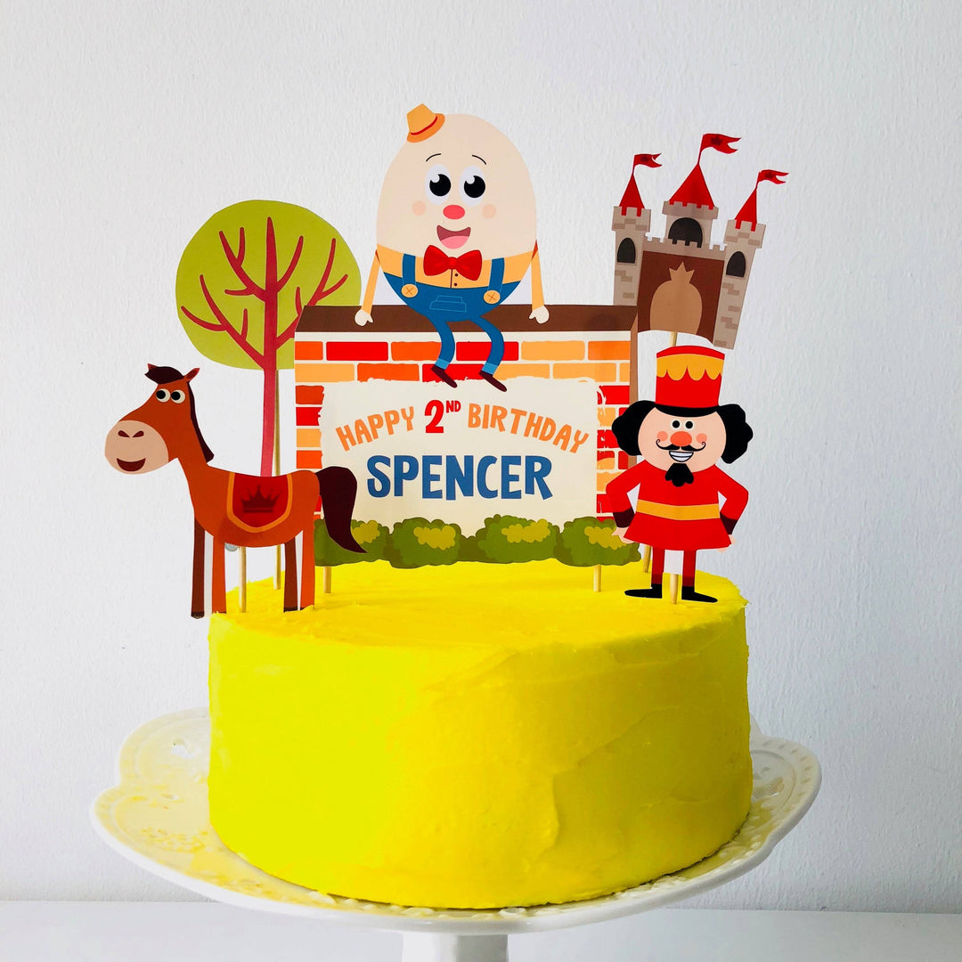 Humpty Dumpty Cake Topper
