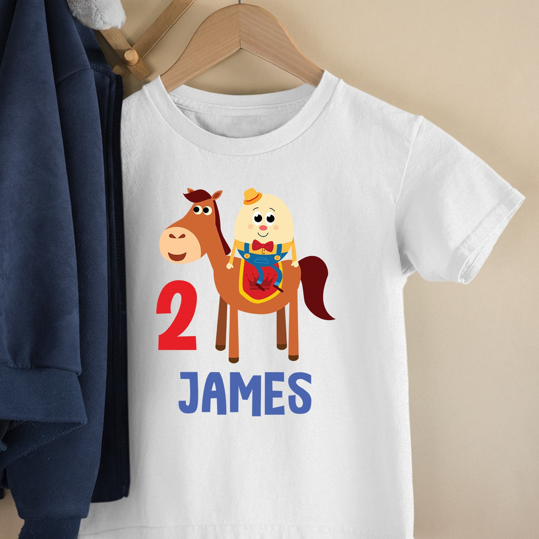 Humpty Dumpty Horse Shirt Design