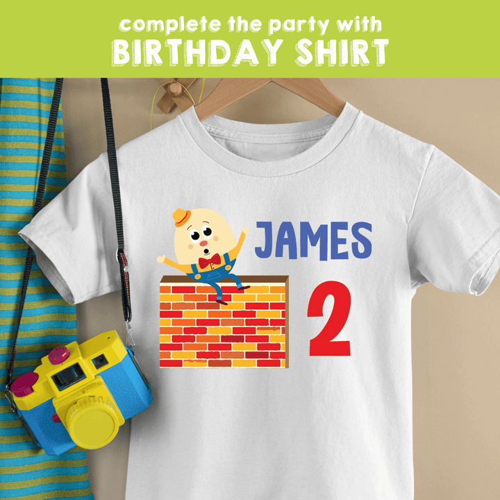 Humpty Dumpty Party Birthday Shirt