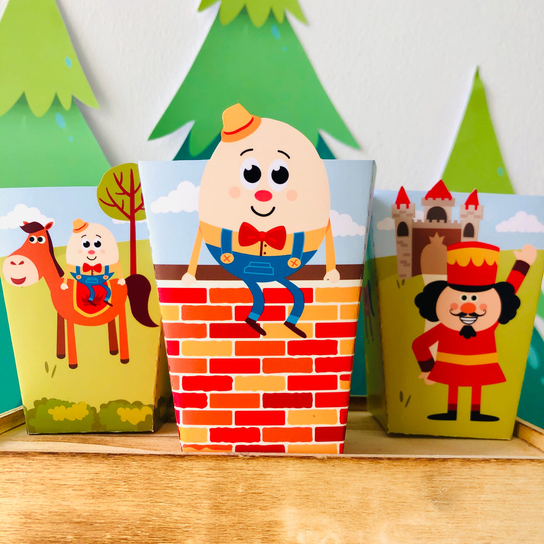Humpty Dumpty Party Favor Boxes