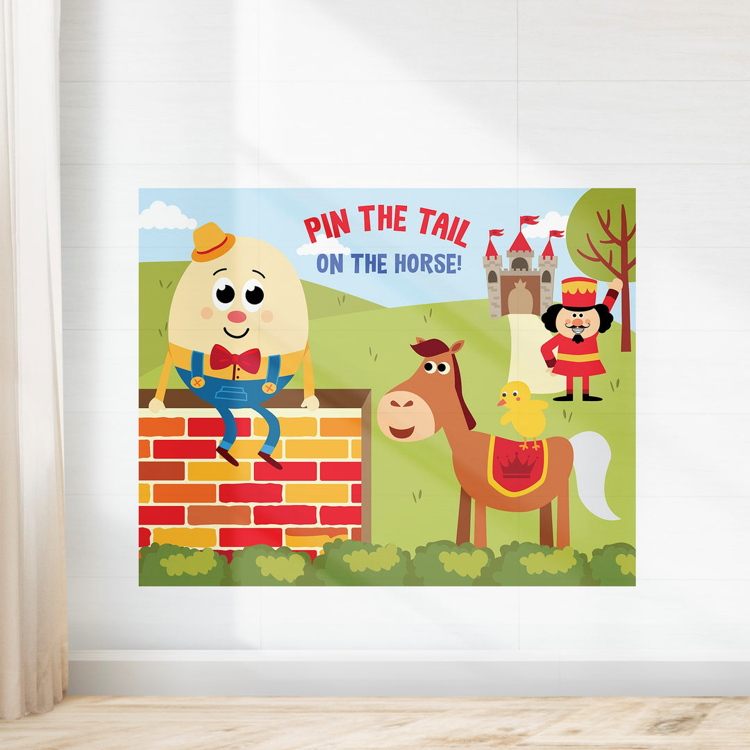 Humpty Dumpty Party Pin the Tail Game