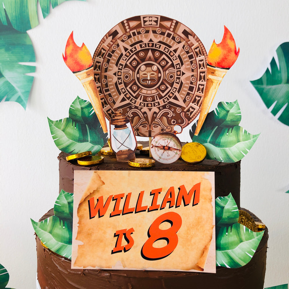 Indiana Jones Birthday Cake Toppers