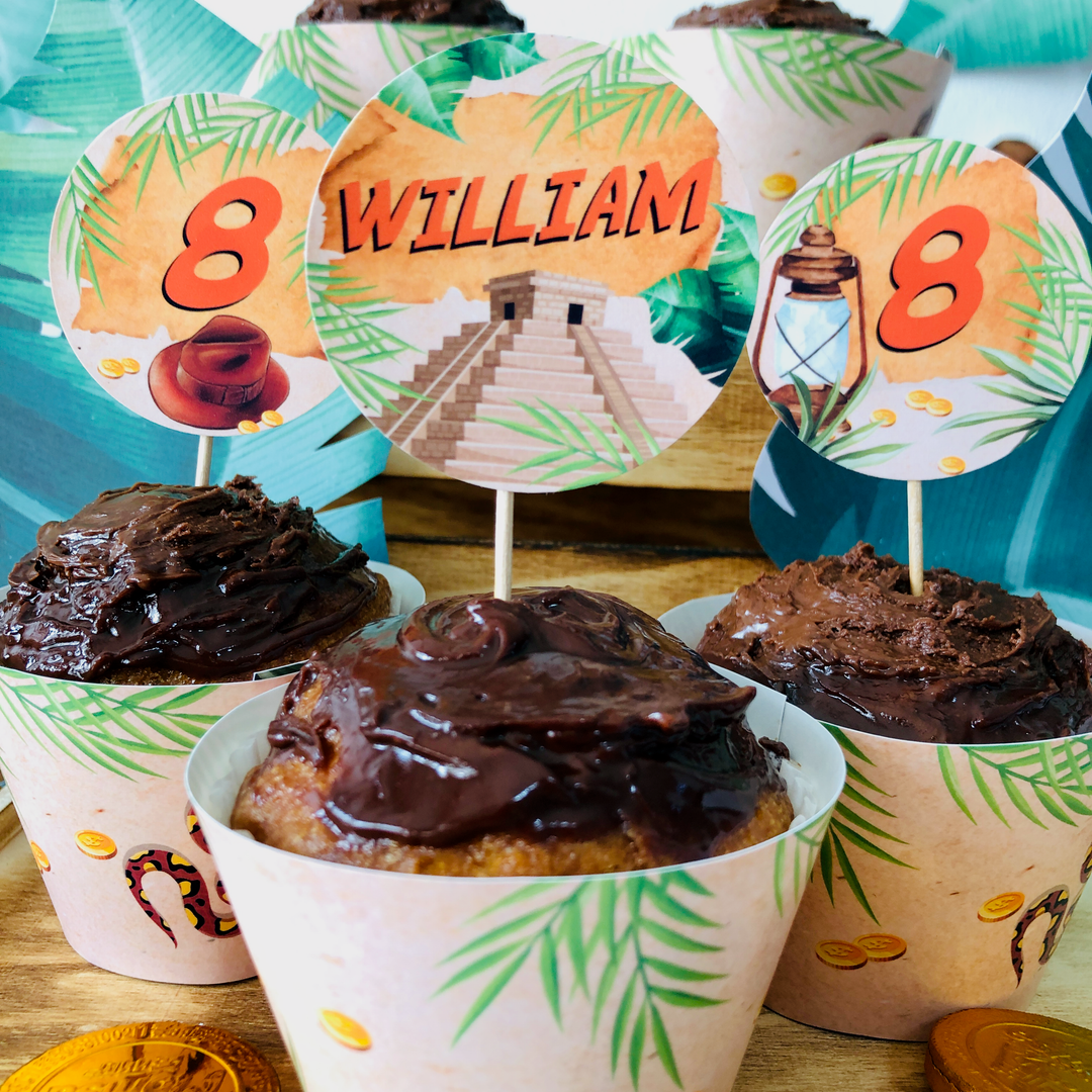 Indiana Jones Cupcake Toppers