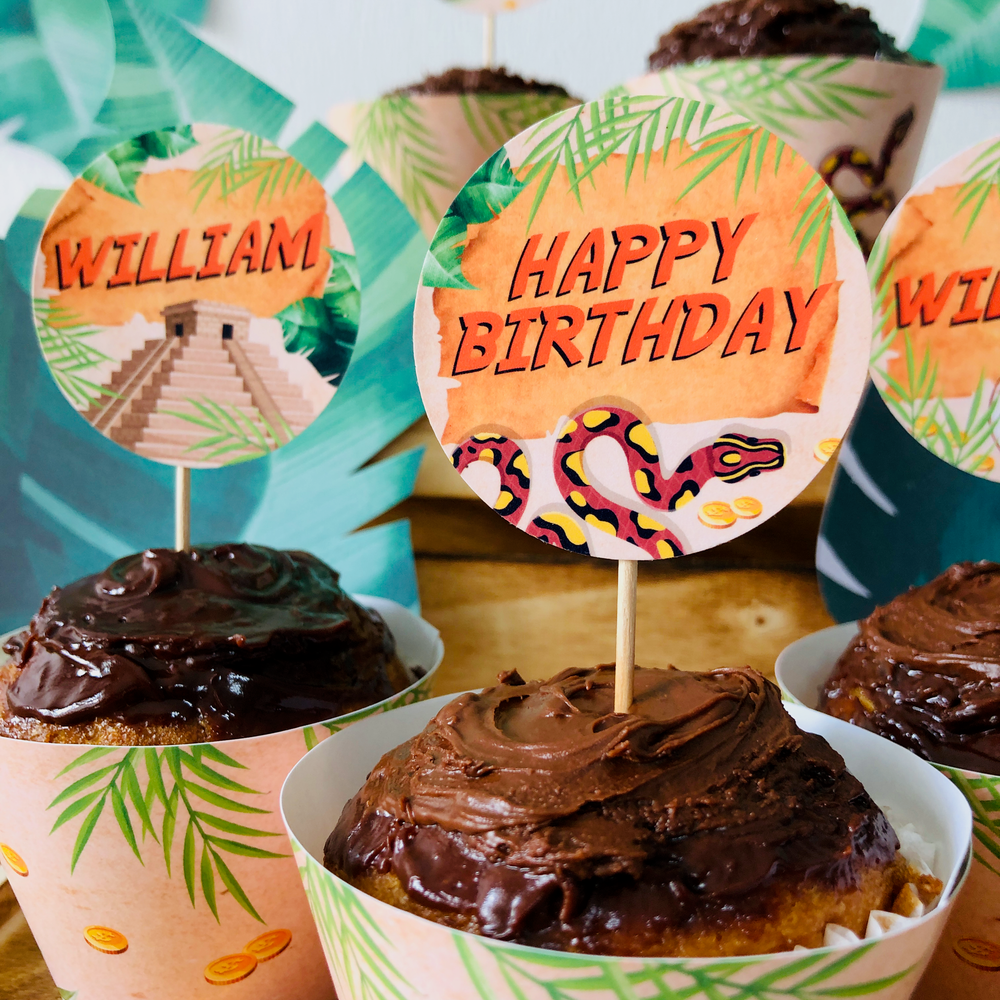 Indiana Jones Cupcake Toppers