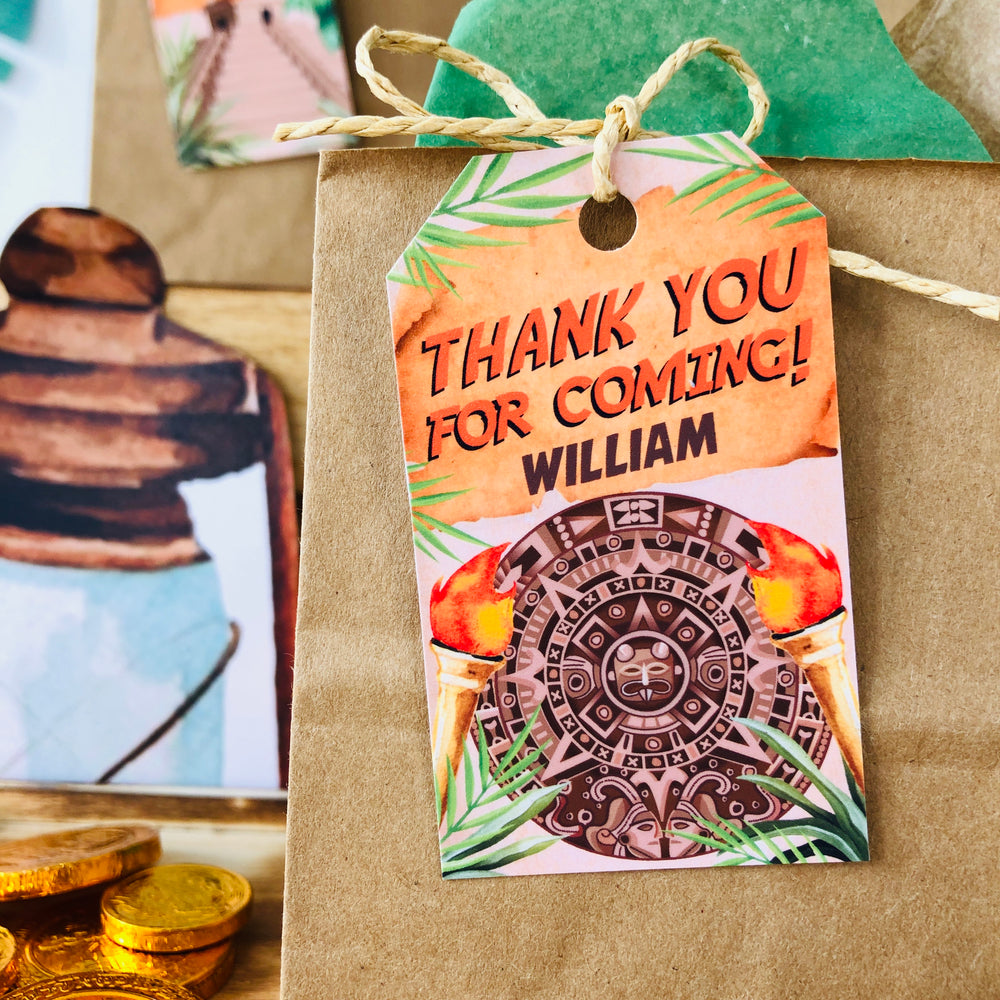 Indiana Jones Gift Tags