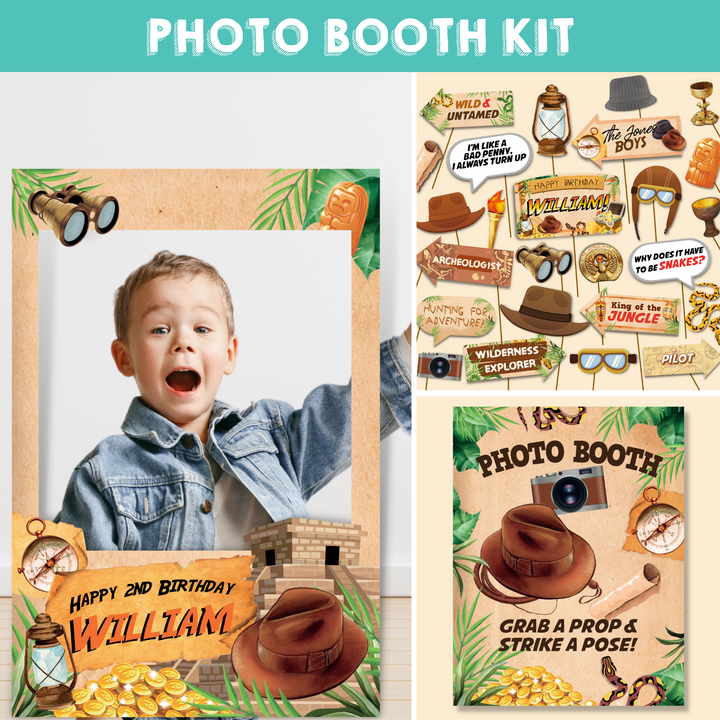 Indiana Jones Photo Booth Kit