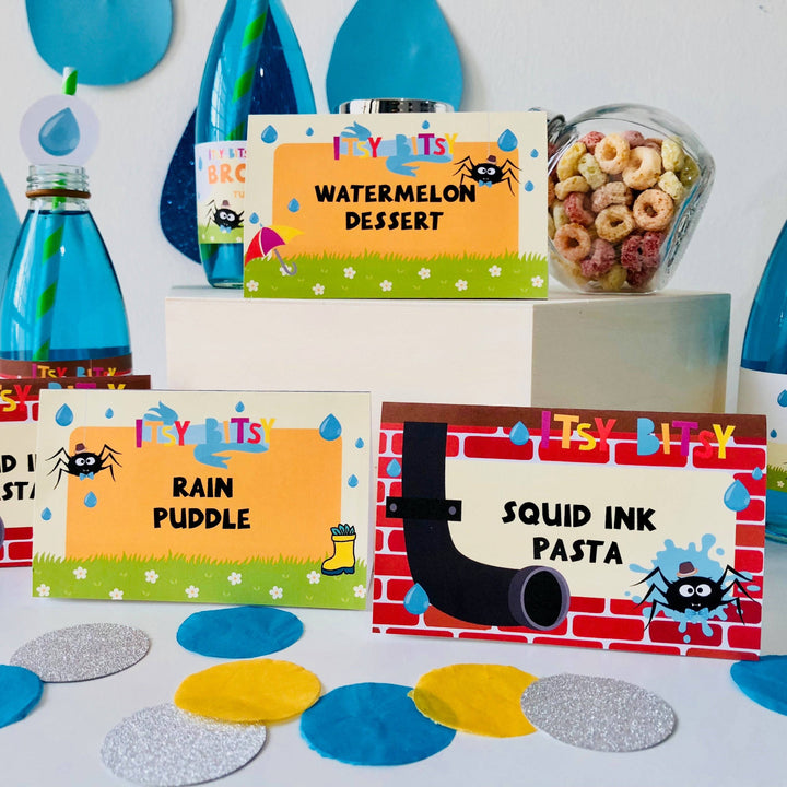 Itsy Bitsy Spider Food Tents