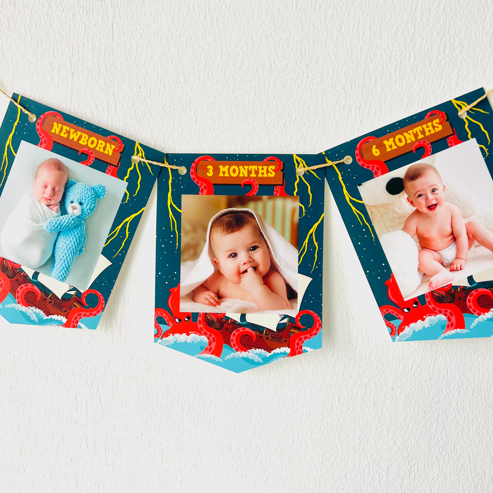 Kraken Birthday Party Photo Banner