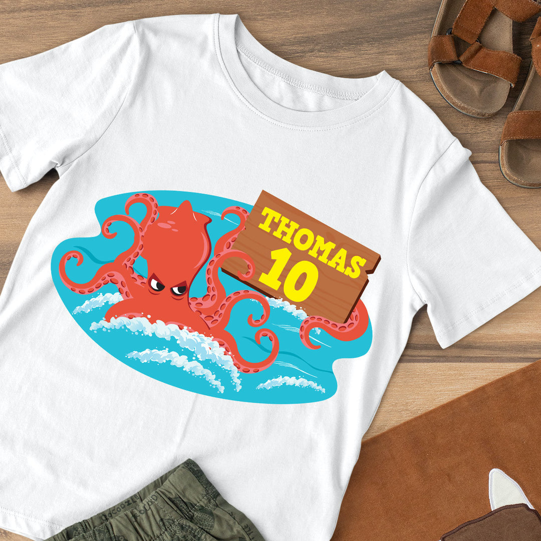 Kraken Birthday Shirt