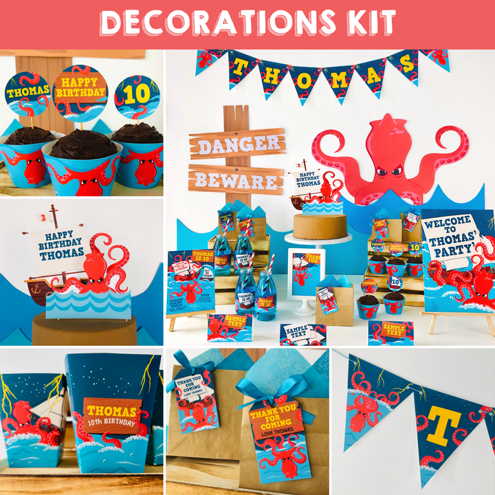 Kraken Decorations Kit