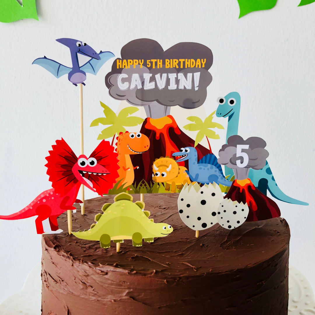 Little Dino Cake Topper