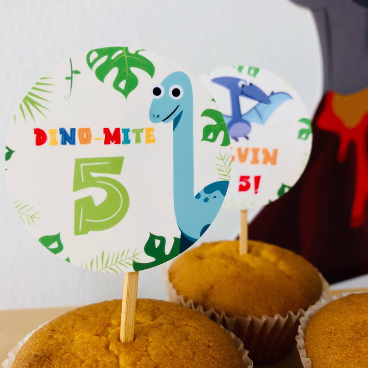 Little Dino Cupcake Topper