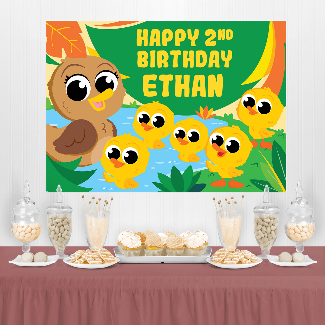 Little Ducks Backdrop Printable