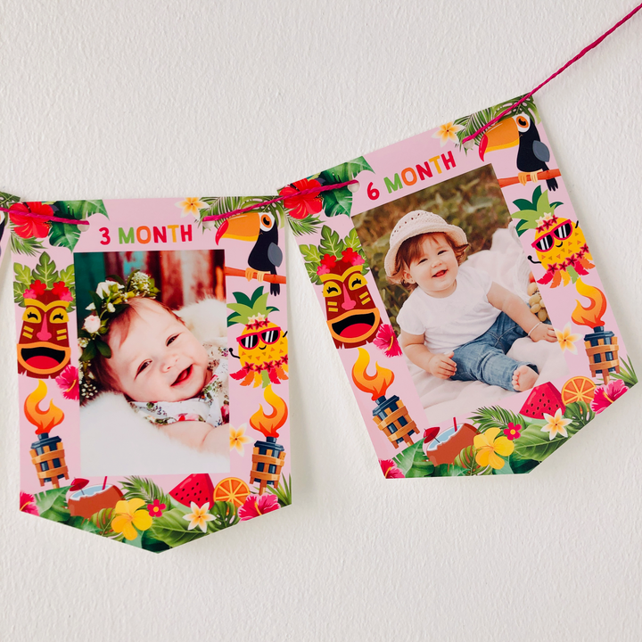 Luau Birthday Party Photo Banner