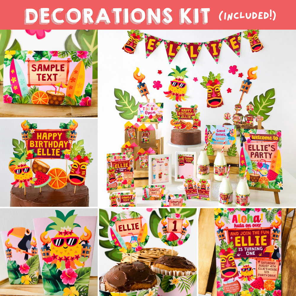 Luau Decoration Set