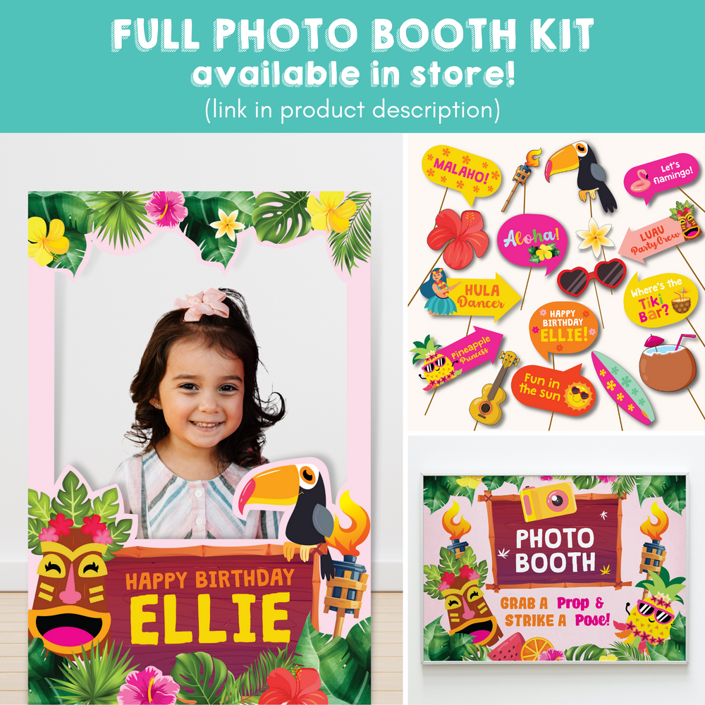 Luau Full Photo Booth Kit