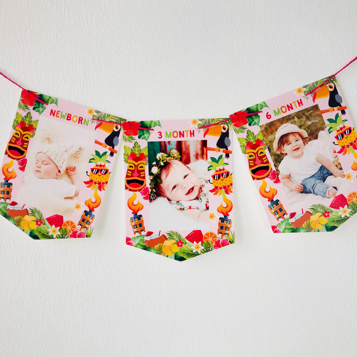 Luau Milestones Photo Banner