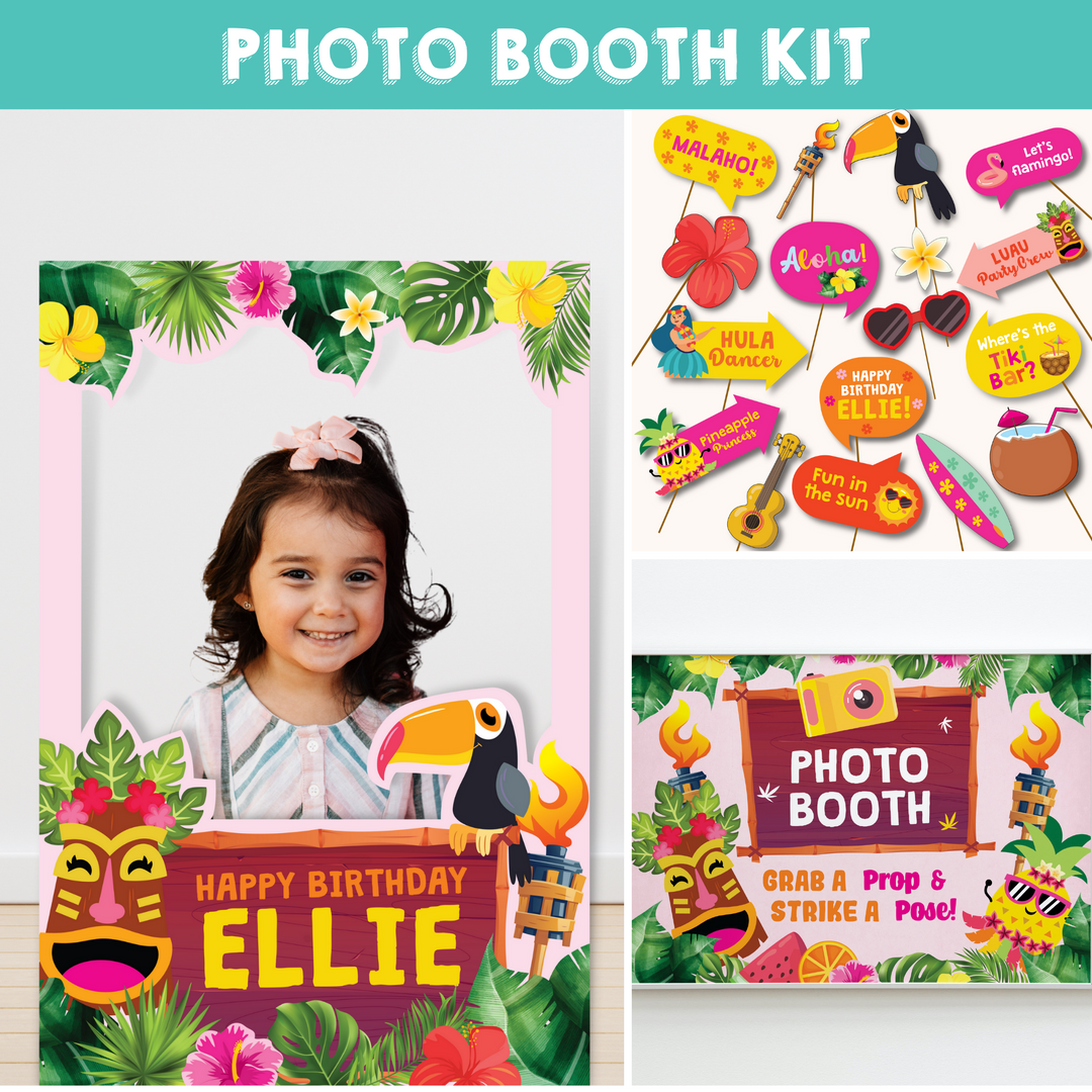 Luau Photo Booth Kit