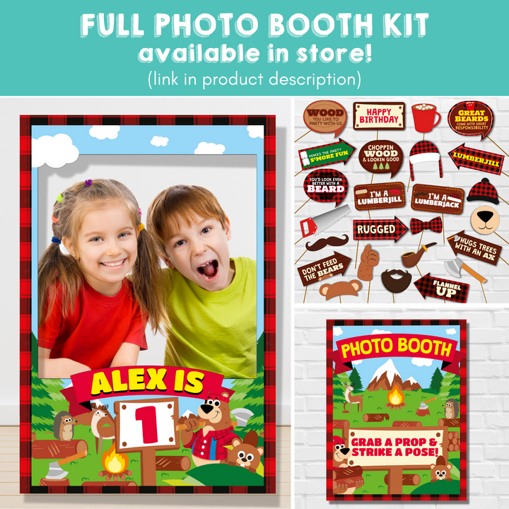 Lumberjack Full Photo Booth Kit