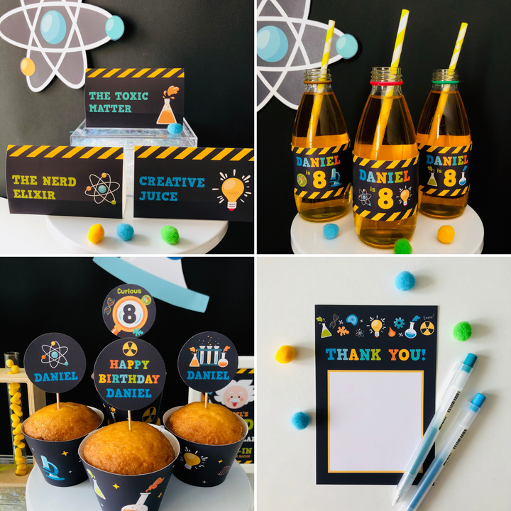 Mad Science Party Decorations Kit