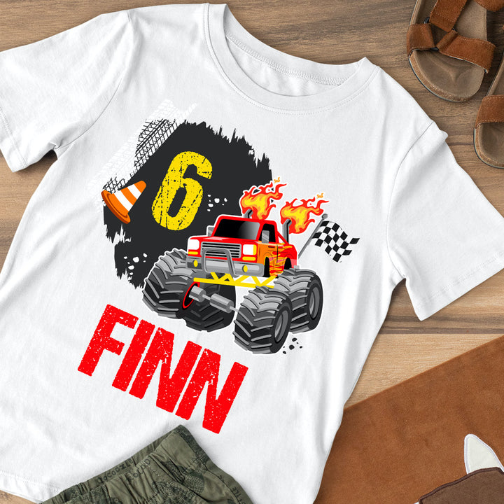 Monster Truck Birthday Shirt