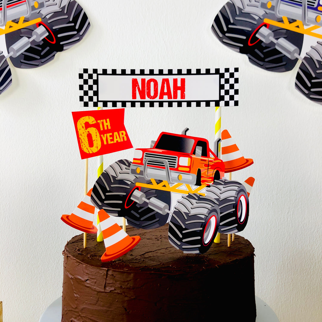 Monster Truck Cake Topper