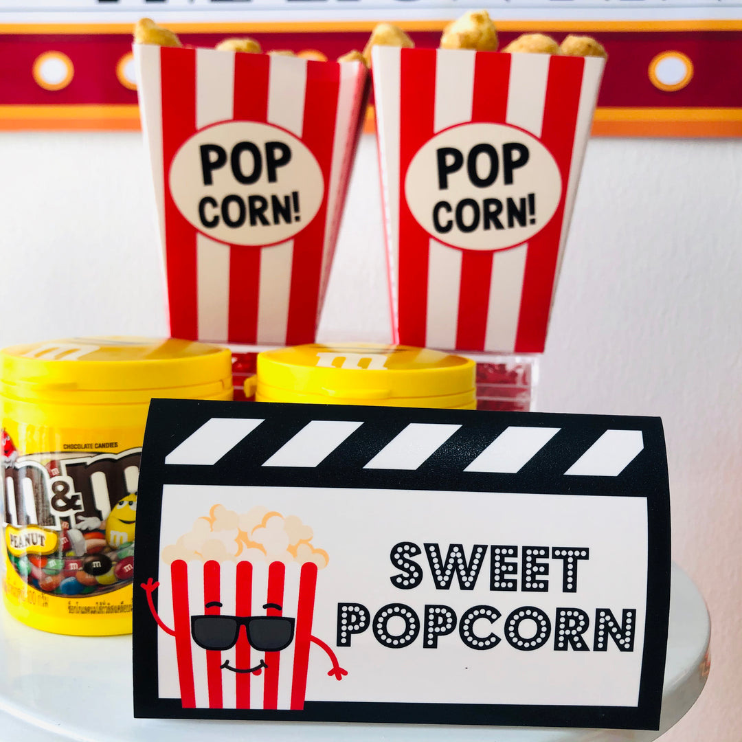 Movie Night Party Food Tent