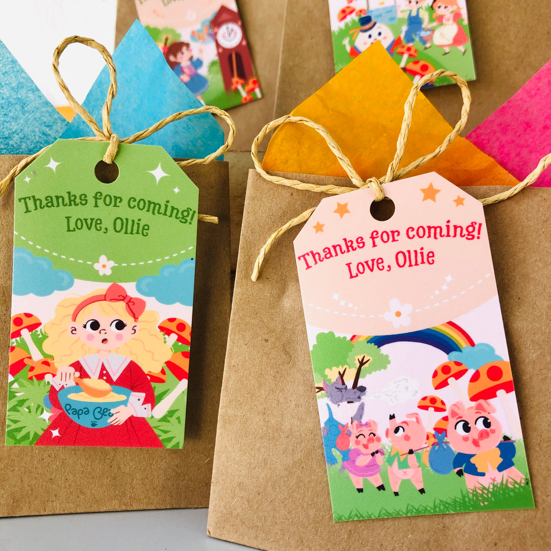 Nursery Rhyme Gift Tags