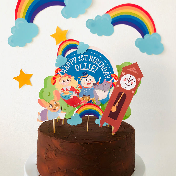 Nursery Rhyme Storybook Cake Topper