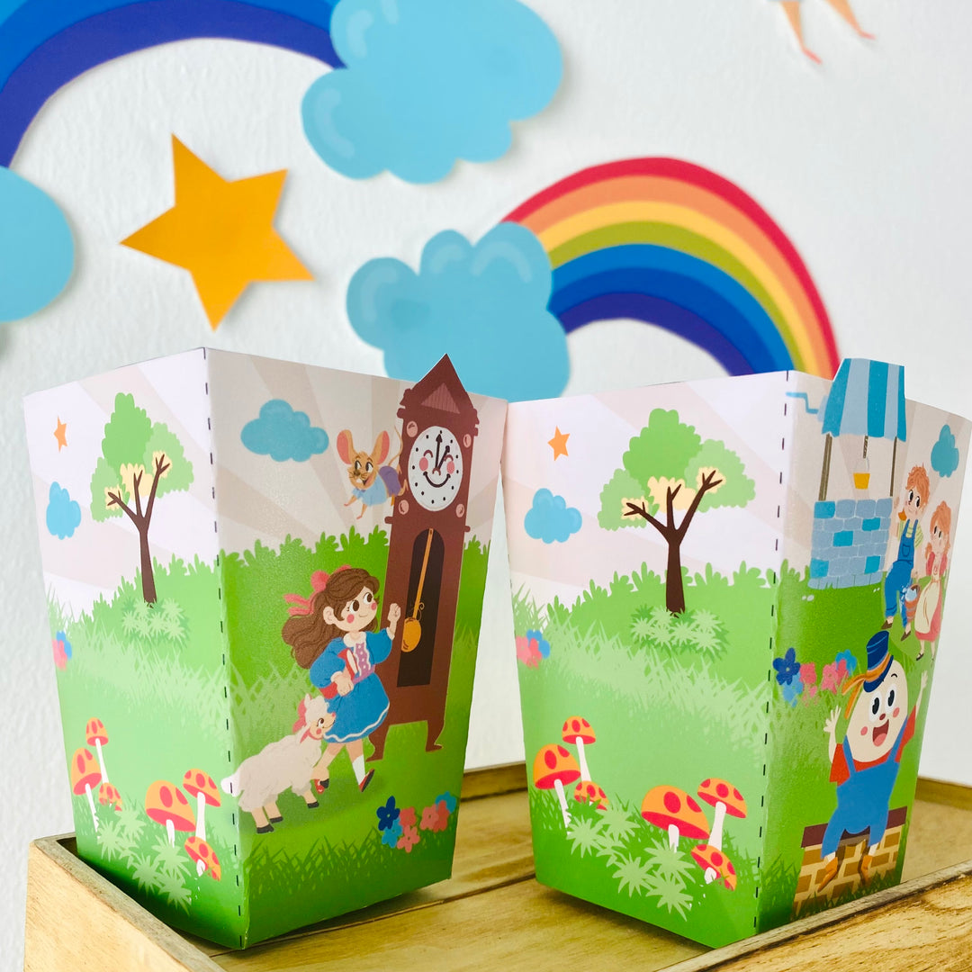 Nursery Rhyme Storybook Favor Boxes