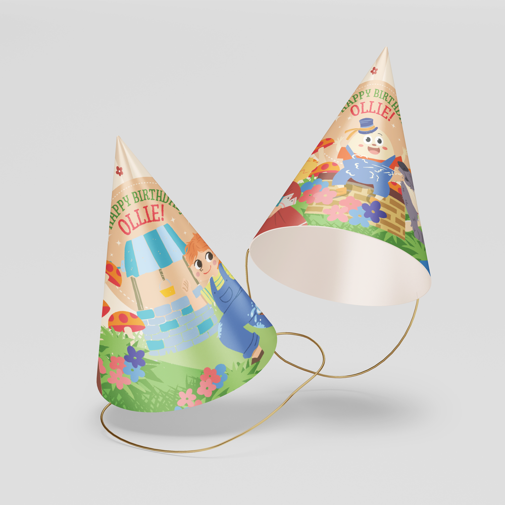 Nursery Rhyme Storybook Party Hats