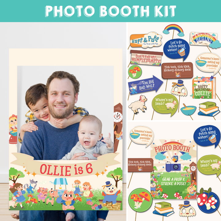 Nursery Rhyme Storybook Photo Booth Kit