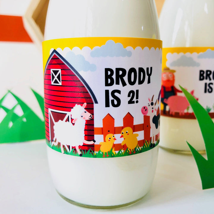 Old MacDonald Farm Bottle Wrapper