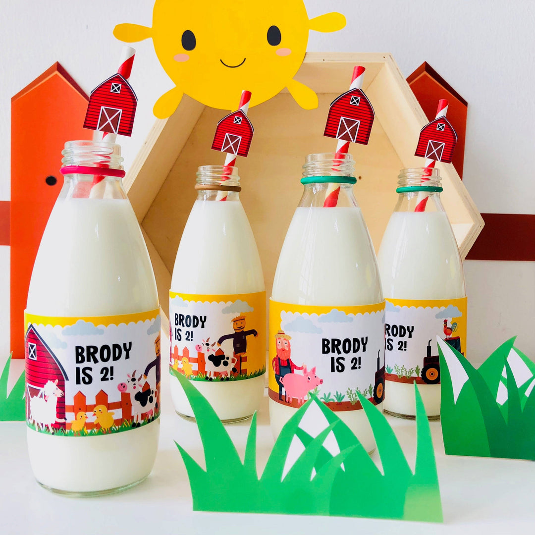 Old MacDonald Farm Bottle Wrappers